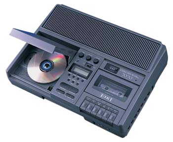 <b>CD/cassette player</b><br><br>$10/day